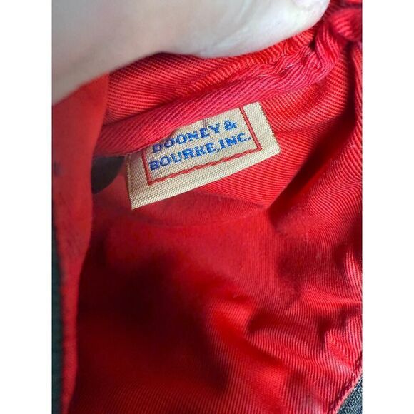 Dooney & Bourke Navy Nylon North South Triple Zip Crossbody Bag - Picture 4 of 7